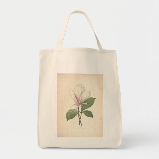  Waterverven Magnolia Grocery Bag Tote Bag (Voorkant)