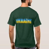 Waterverven Oekraïne T-shirt (Achterkant)