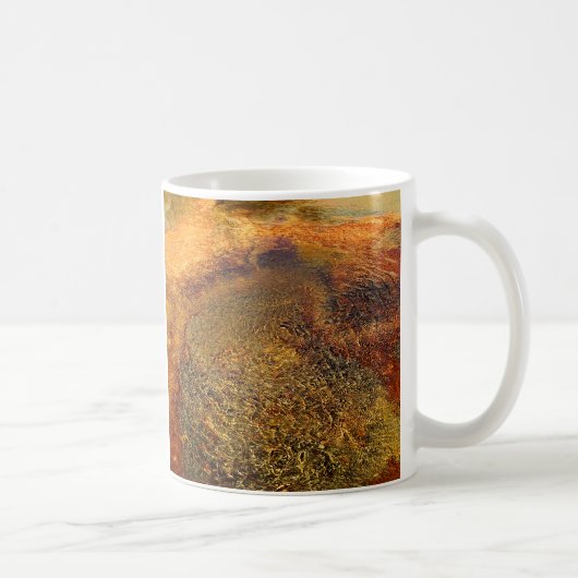 Waterverven te natuur kunstschoonheid koffiemok (Rechts)