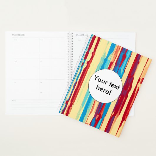 Waterverven textuur planner (Display)