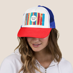 Waterverven textuur trucker pet