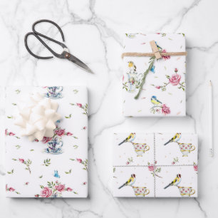 Waterverven van de Bridal Tea Party Inpakpapier Vel