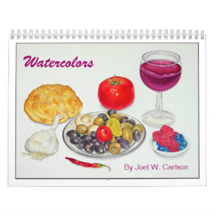 Waterverven van Joel W. Carlson Kalender