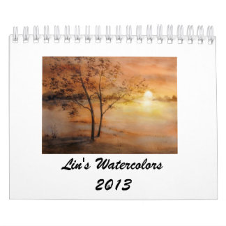 Waterverven van Lin2013 Kalender