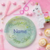 Waterverven voor de Birthday Party Papieren Bordje (Feest)