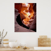 WATERVERVOERDE ROCK VAN ANTELOPE CANYON POSTER (Keuken)