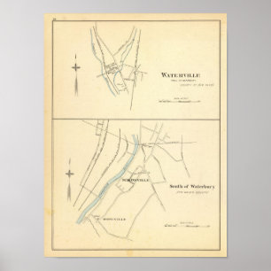 Waterville, S van Waterbury Poster