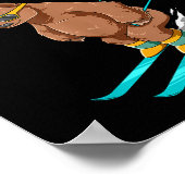 Waterville Valley New Hampshire - Funny Ski Grizzl Poster (Hoek)