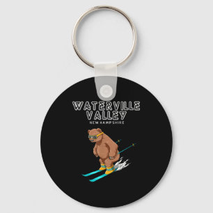 Waterville Valley New Hampshire - Grappige Ski Gri Sleutelhanger