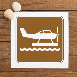 Watervliegtuigen Bord Servet