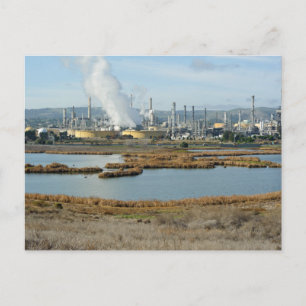 Watervogelpark en Shell Refinery Briefkaart