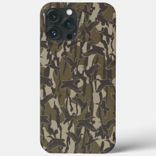 Watervogels jacht camo eend jagers iPhone 13 pro max hoesje
