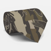 Watervogels jacht camo eend jagers stropdas (Opgerold)