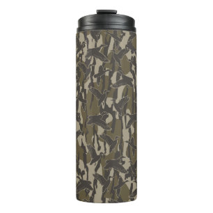 Watervogels jacht camo eend jagers thermosbeker