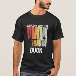 Watervogels jagen ontwerp voor een vliegende eend t-shirt