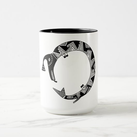 Watervoorziening, Mimbres Pottery Design Mok (Midden)