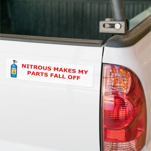 watervrij bumpersticker (Op Truck)