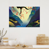 Waterweg (volledig) poster (Keuken)