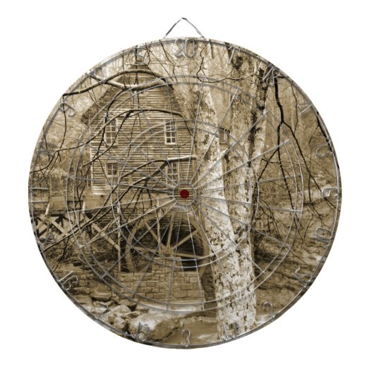 waterwiel dartbord (Voorkant)