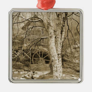 waterwiel metalen ornament