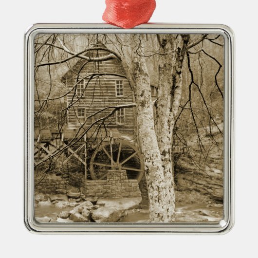  waterwiel metalen ornament (Voorkant)