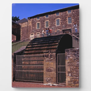 Waterwiel New Lanark Scotland Briefkaart Poster Fotoplaat