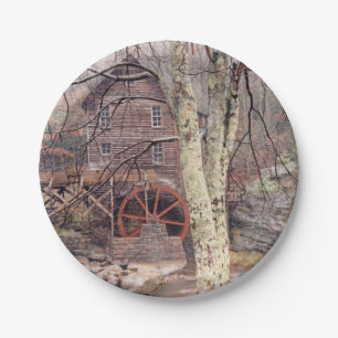 Waterwiel Papieren Bordje