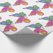 Watery Butterfly Cadeaupapier (Hoek)