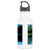 Waterzomergloedreflectie Waterfles (Achterkant)