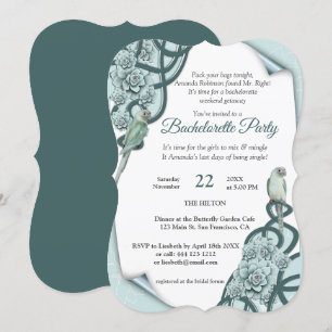 Waterzuigen in Mint blauw / Pine Green Kaart