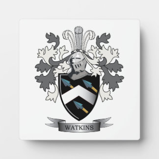 Watkins Family Crest Coat of Arms Fotoplaat