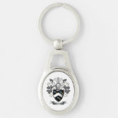 Watkins Family Crest Coat of Arms Sleutelhanger (Voorkant)