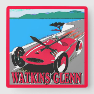 Watkins Glenn Racing Vierkante Klok