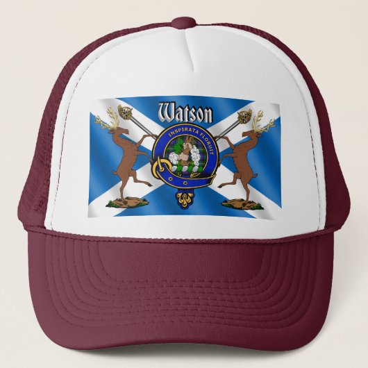 Watson Clan Badge Trucker Hoed Pet (Voorkant)