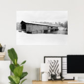 Watson Mill Bridge Poster (Thuiskantoor)