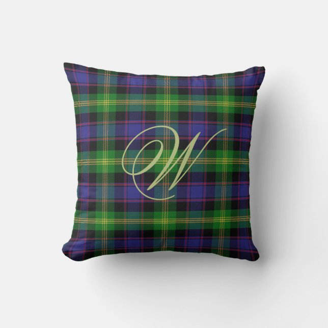 Watson Monogram Tartan Pillow Kussen (Voorkant)