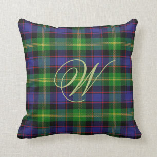 Watson Monogram Tartan Pillow Kussen