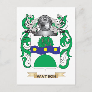 Watson (Schots) familiewapen (wapen) Briefkaart