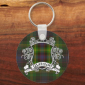 Watson Tartan Shield Sleutelhanger (Voorkant)