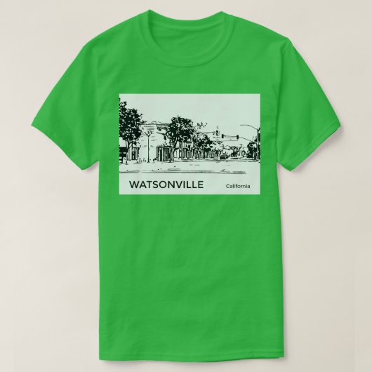 Watsonville California T-shirt (Design voorkant)
