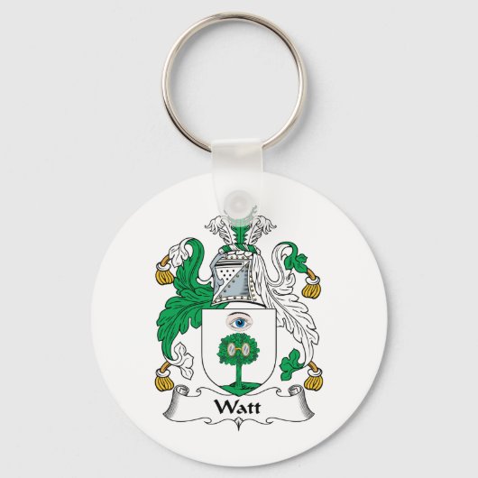 Watt Family Crest Sleutelhanger (Voorkant)