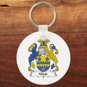 Watt Family Crest Sleutelhanger (Voorkant)