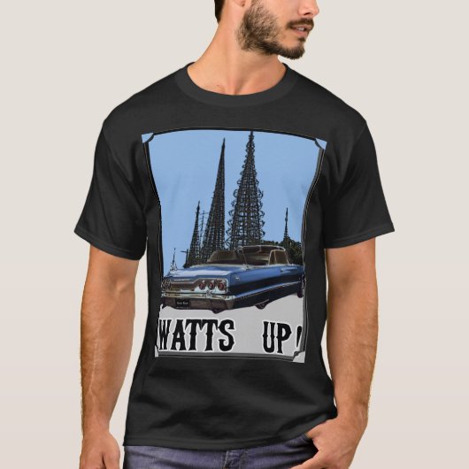 Watt omhoog t-shirt (Voorkant)