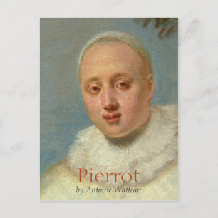 Watteau Italy Comedians Pierrot CC0719 Briefkaart
