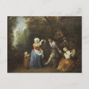 Watteau, Jean-Antoine Art Briefkaart