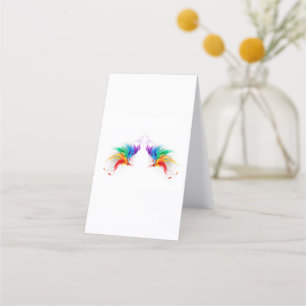 Wattebol Regenboog Vleugels Klantenkaartje