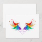 Watteuze Regenboogvleugels Aankondiging (Voorkant / Achterkant)