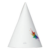 Watteuze Regenboogvleugels Feesthoedjes (Links)