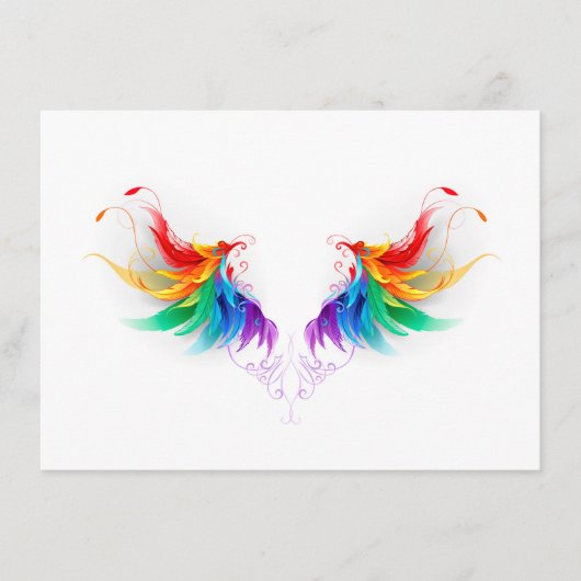 Watteuze Regenboogvleugels Informatiekaartje (Voorkant)