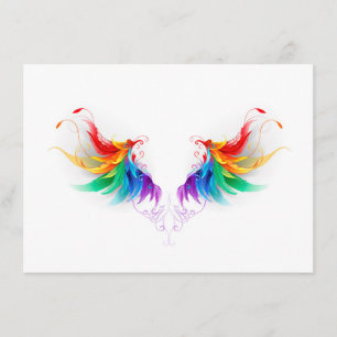 Watteuze Regenboogvleugels Informatiekaartje